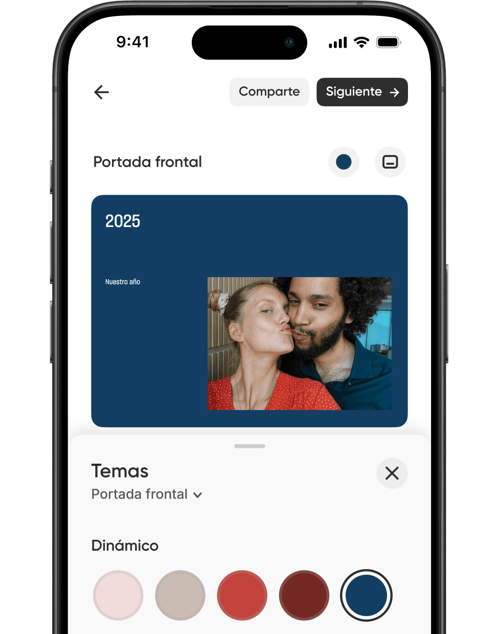 Elige el tono perfecto en cada página