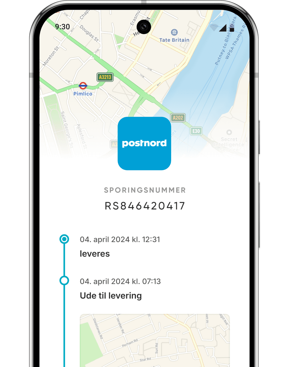 Sporing af bestillinger