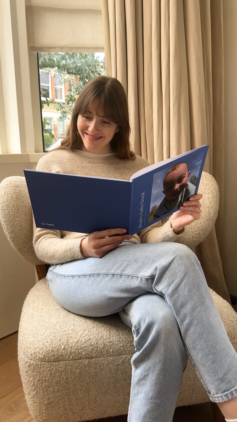 Hands down, the easiest way to make a baby book