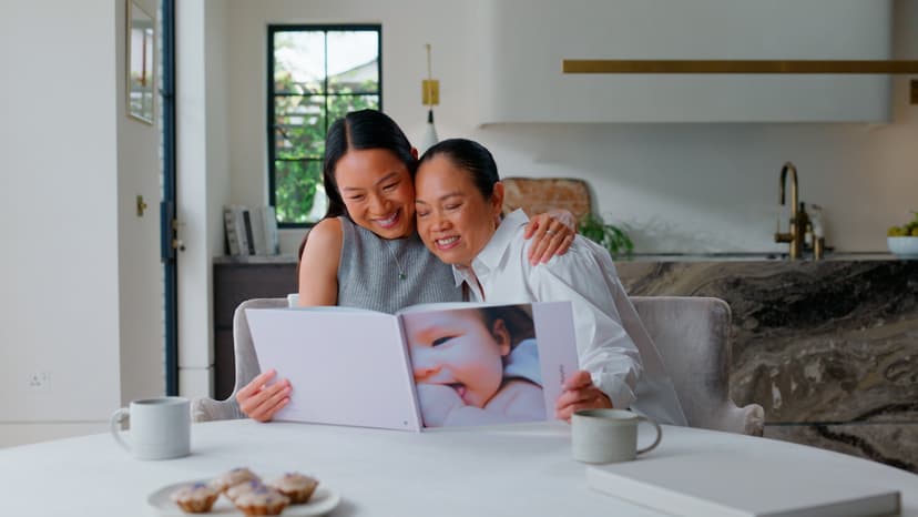 It helps her feel closer to the grandchildren