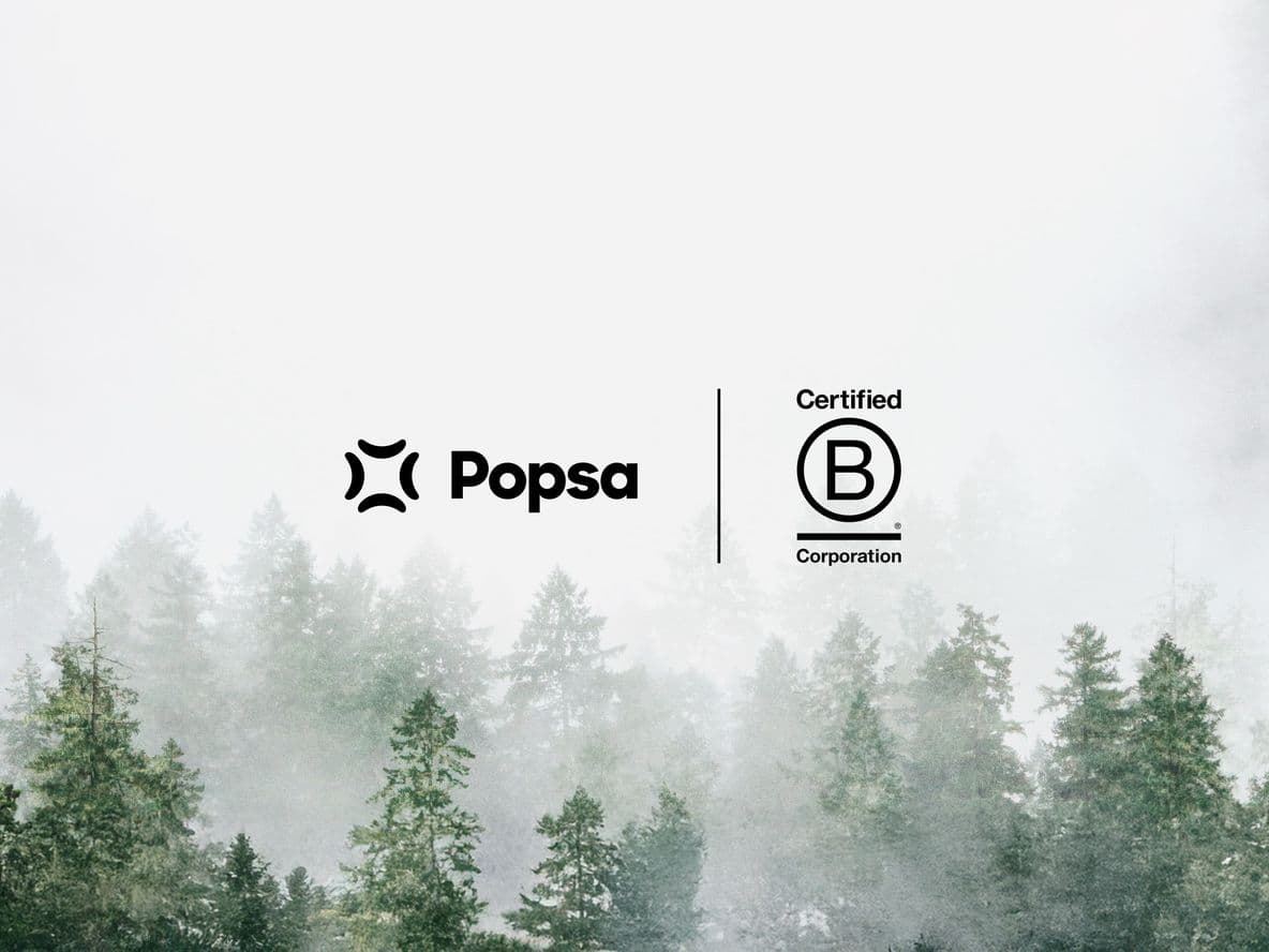Popsa is a certified B Corp™️