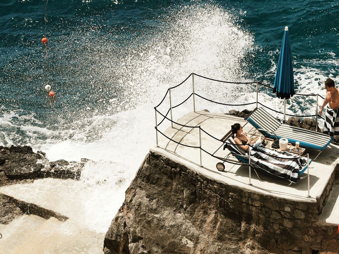 Slim Aarons style photo by Luke Abrahams
