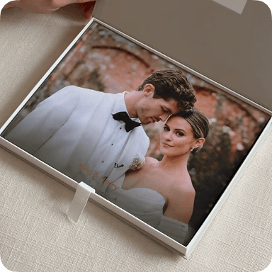 A wedding album as special as the day itself