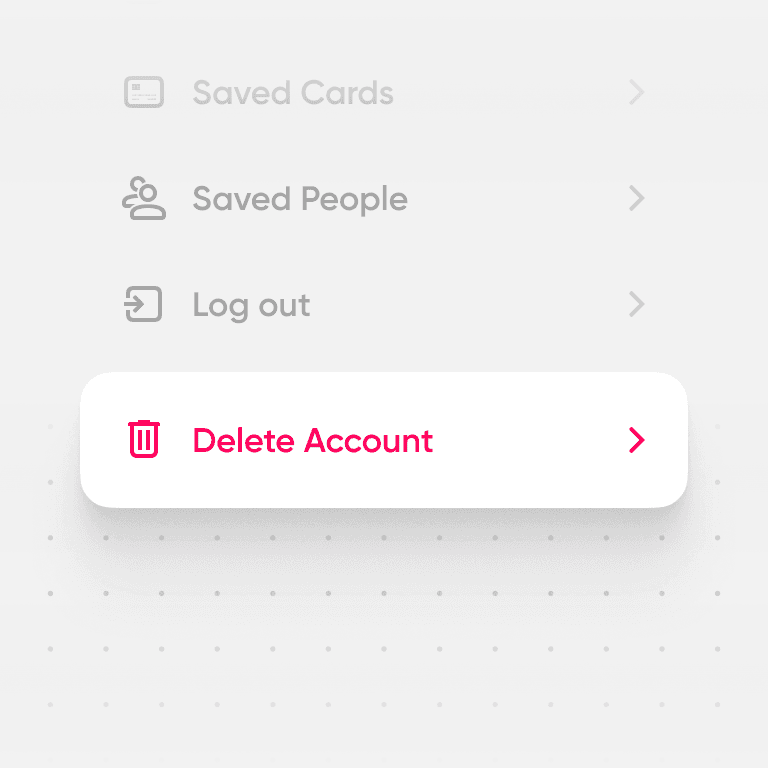 Easy Account Deletion