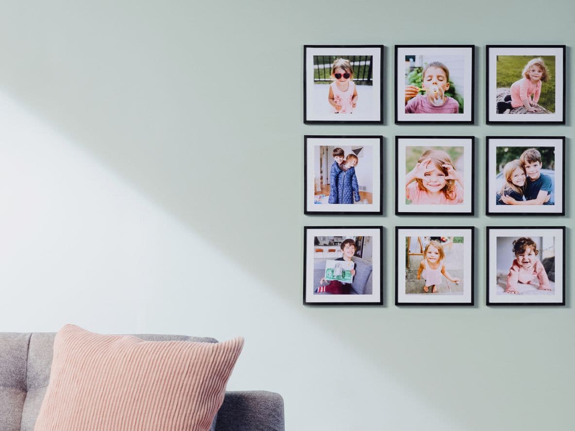 No nails required: Popsa's new framed Photo Tiles make for effortless interior design