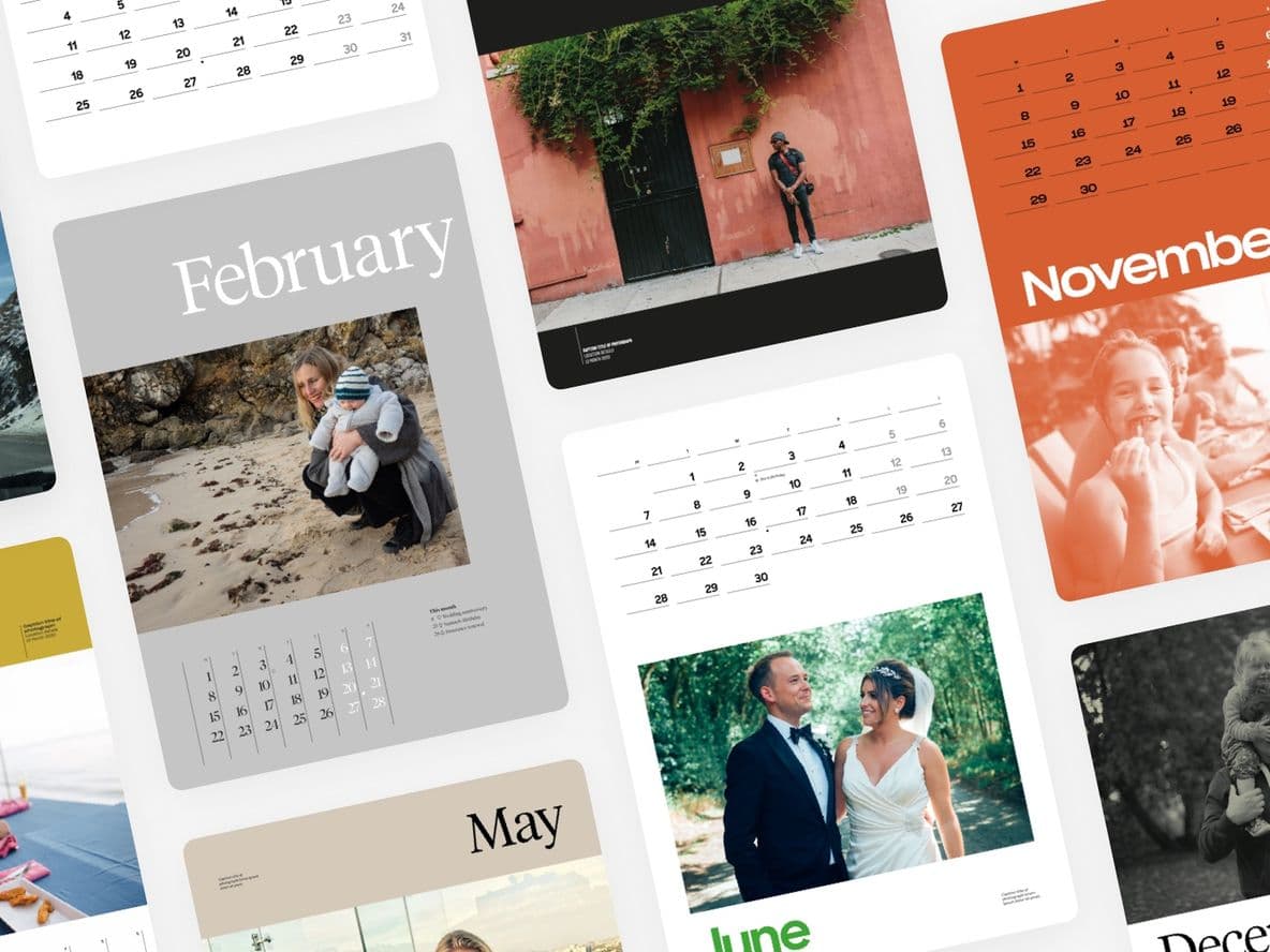 Add public holidays from around the world to your Popsa Photo Calendar