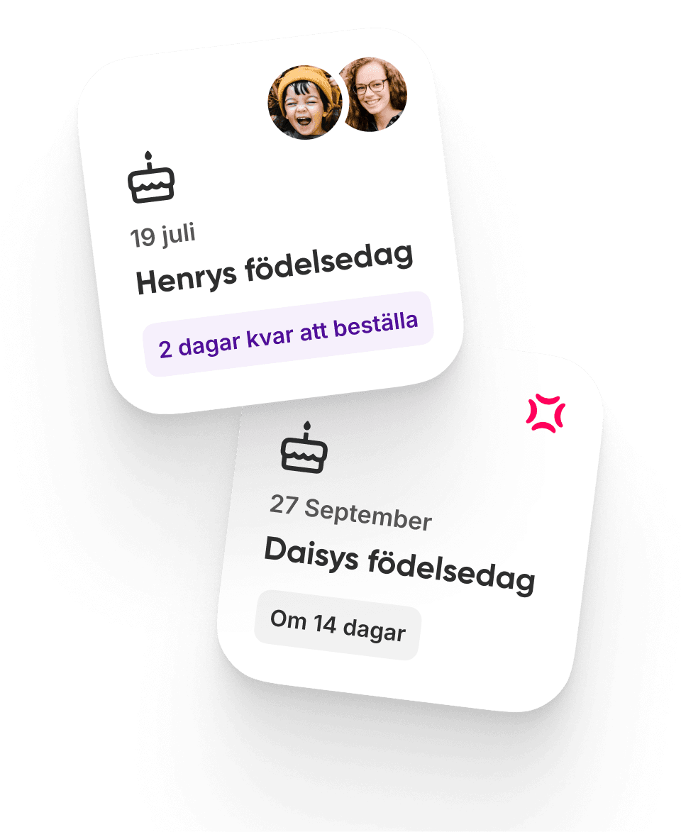 Inga fler missade födelsedagar