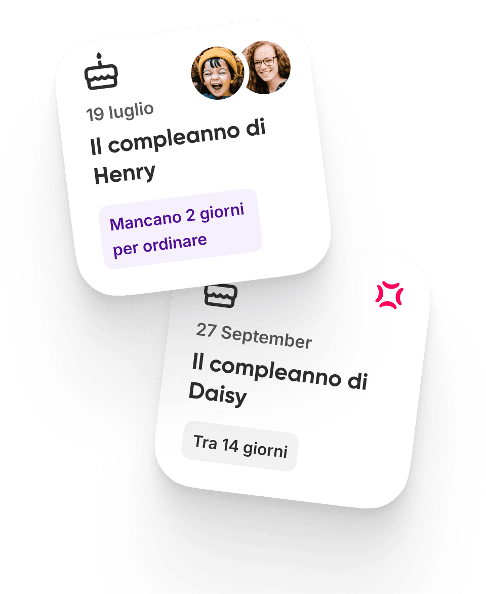 Non ti perderai più nemmeno un compleanno