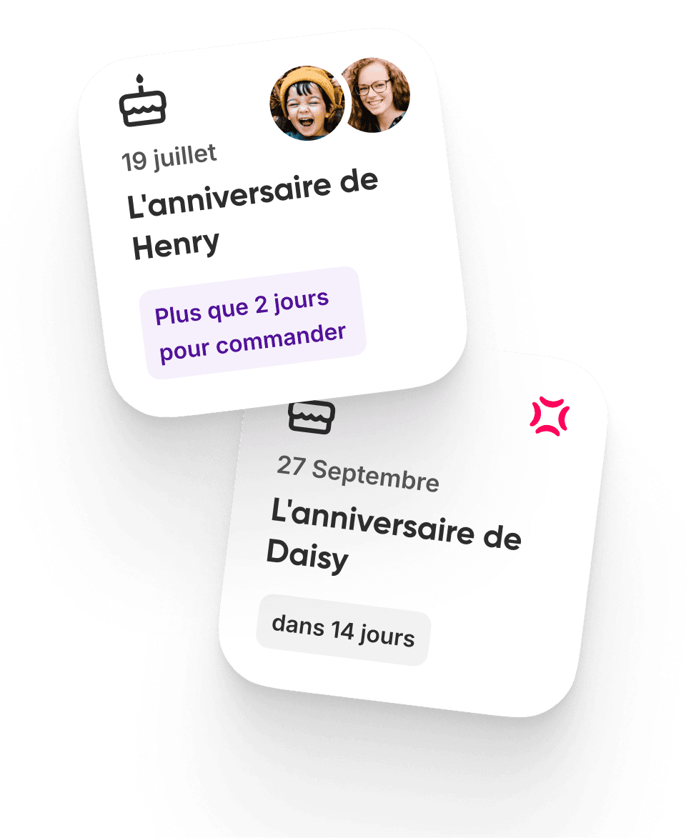 Ne ratez plus d’anniversaire