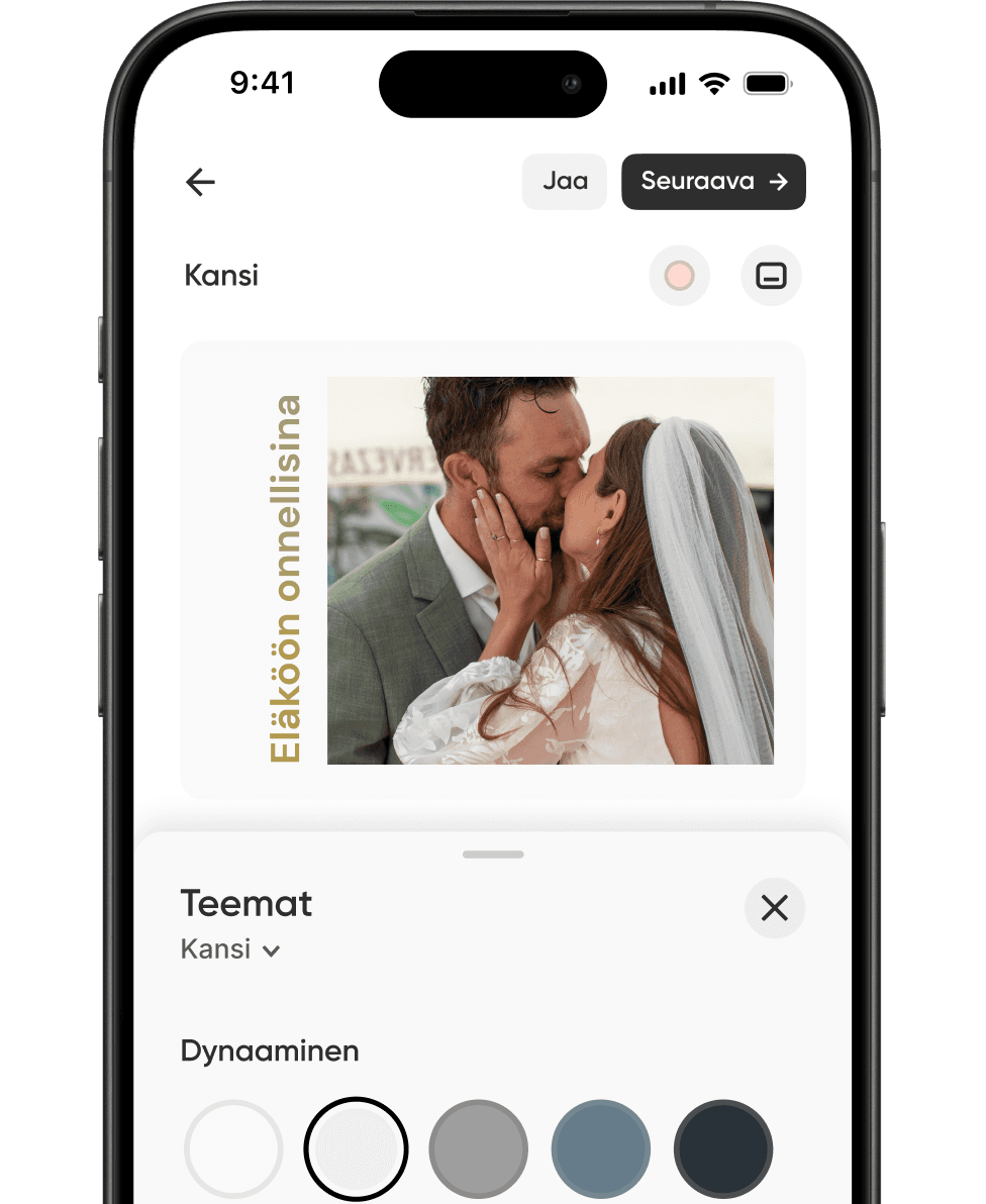 Valitse täydellinen sävy jokaiselle sivulle