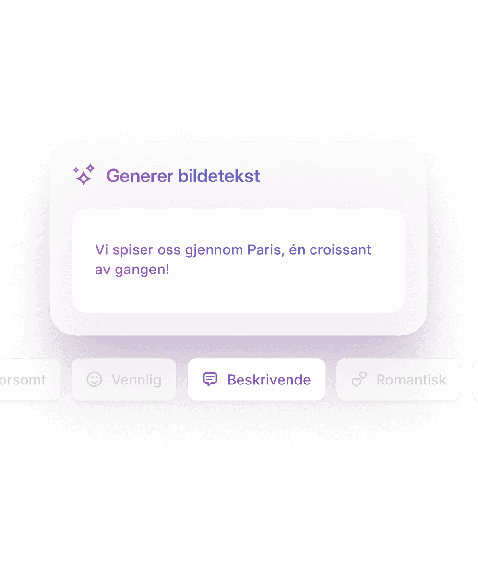 Bildetekster met et trykk