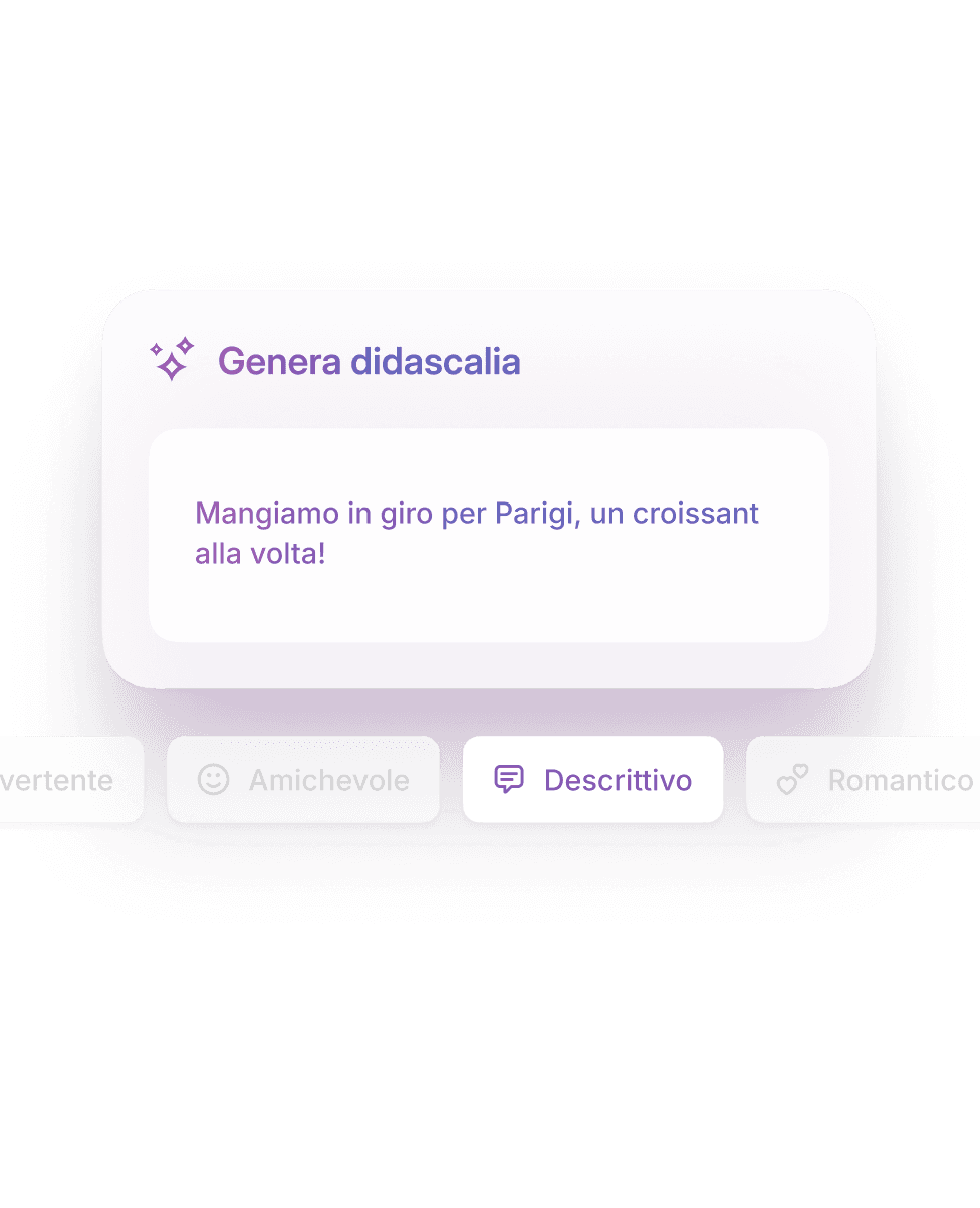 Didascalie in un tocco