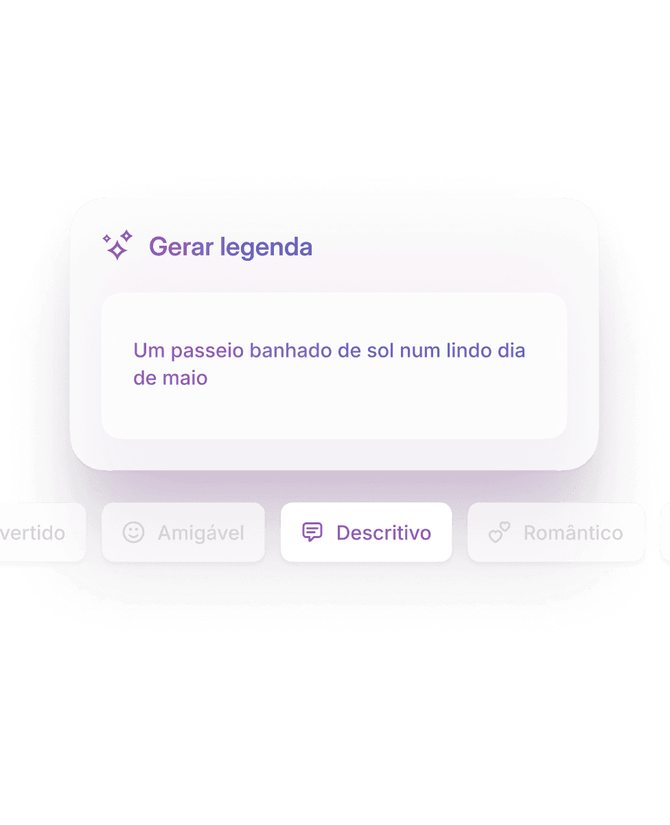 Escreva a legenda ideal