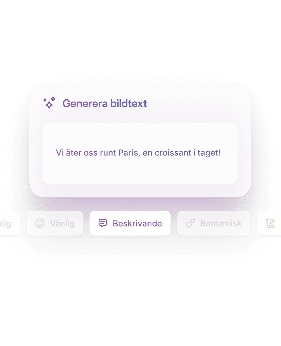 Bildtexter med ett tryck
