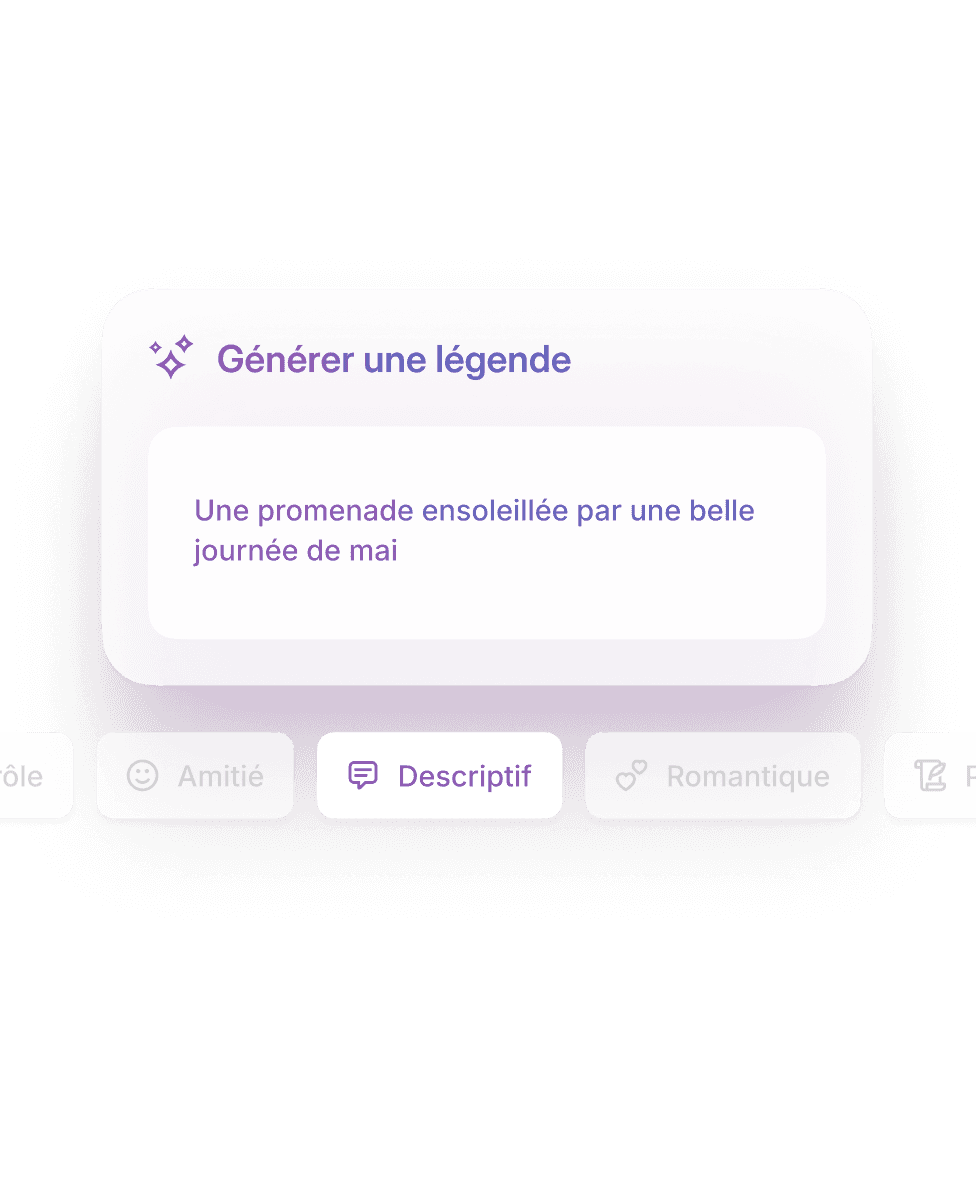 Rédigez la légende parfaite