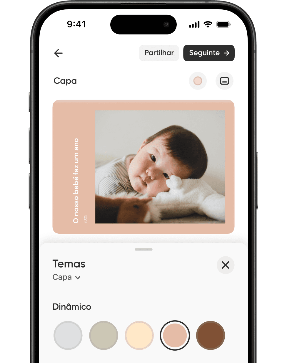 Temas que acompanham as suas fotografias