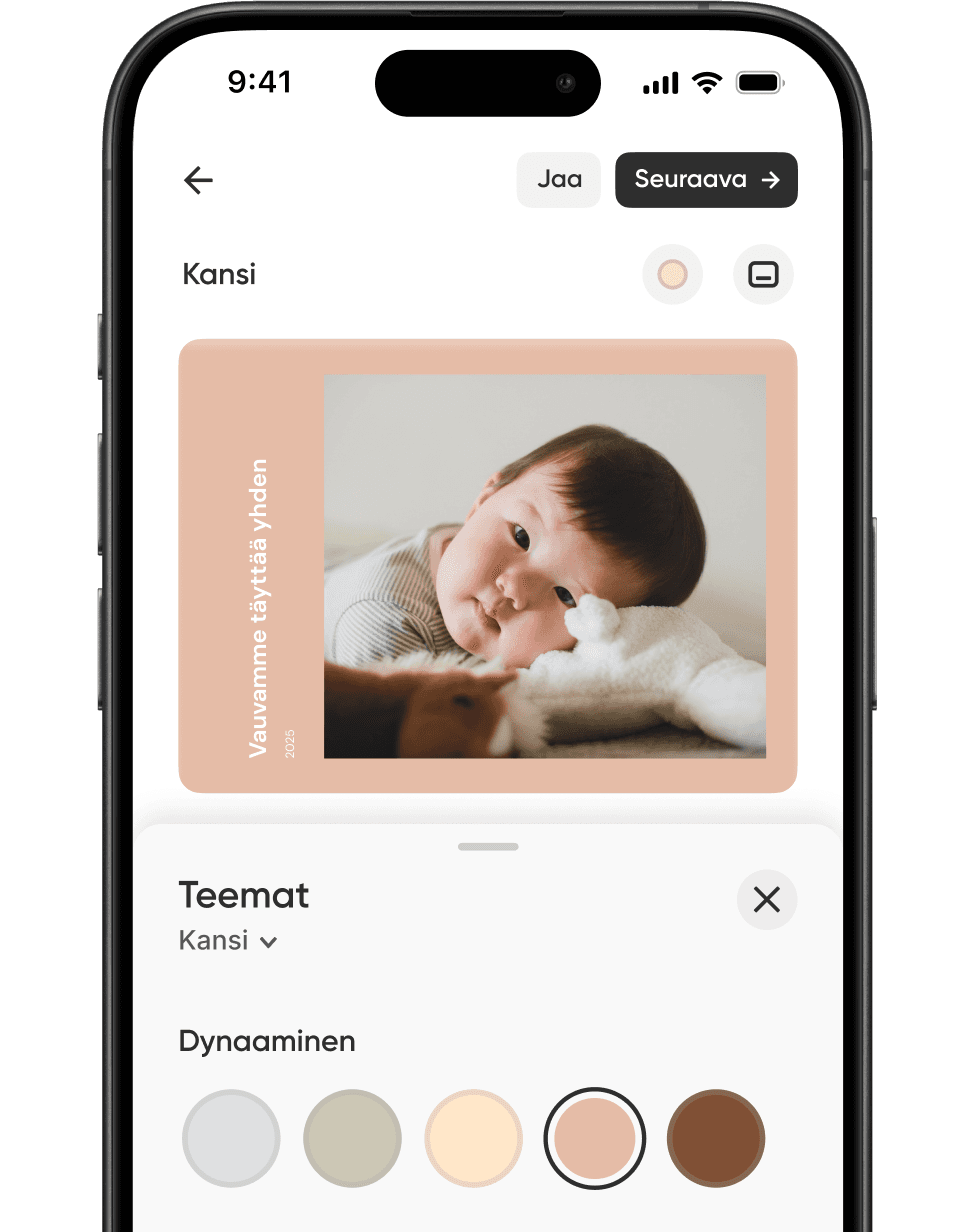 Valokuviasi seuraavat teemat