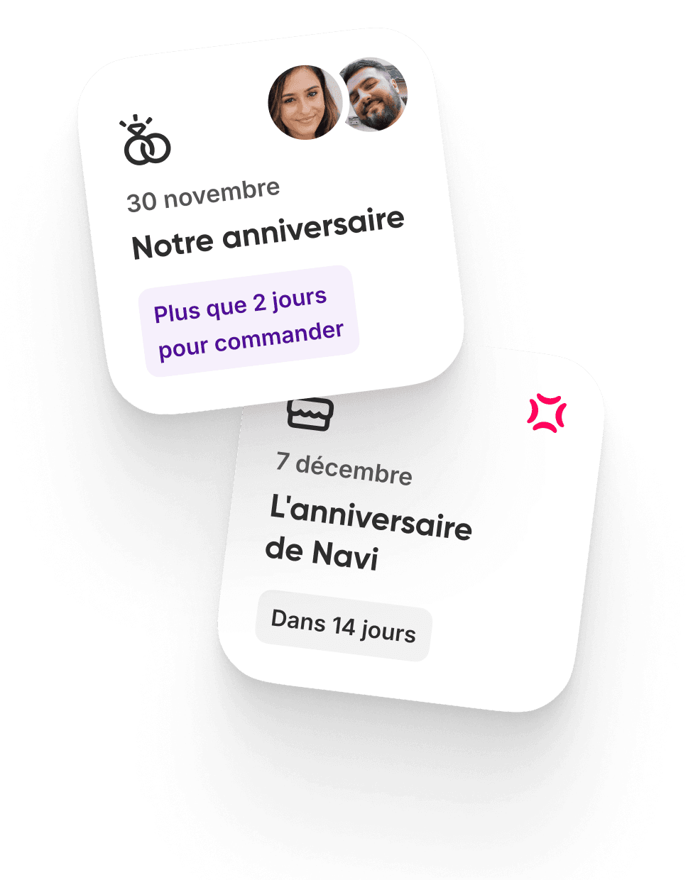 Ne manquez jamais un anniversaire