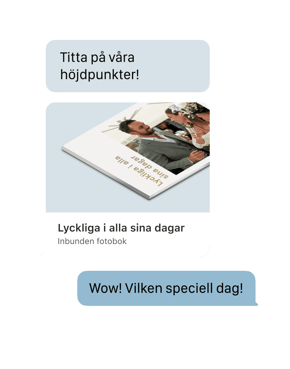 Ditt bröllop, enkelt att dela