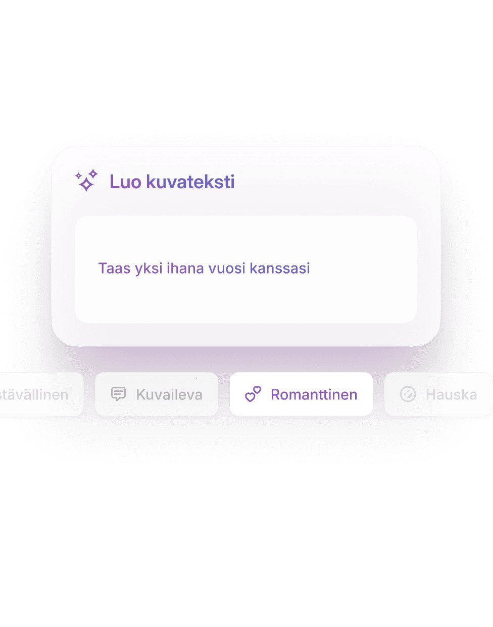 Löydä oikeat sanat