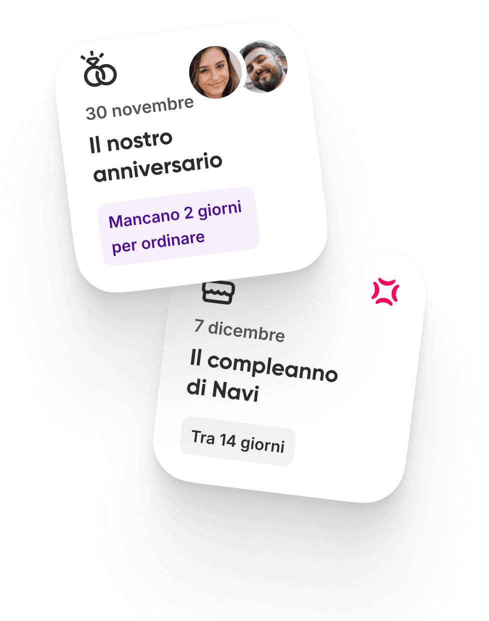 Non dimenticare nessun anniversario
