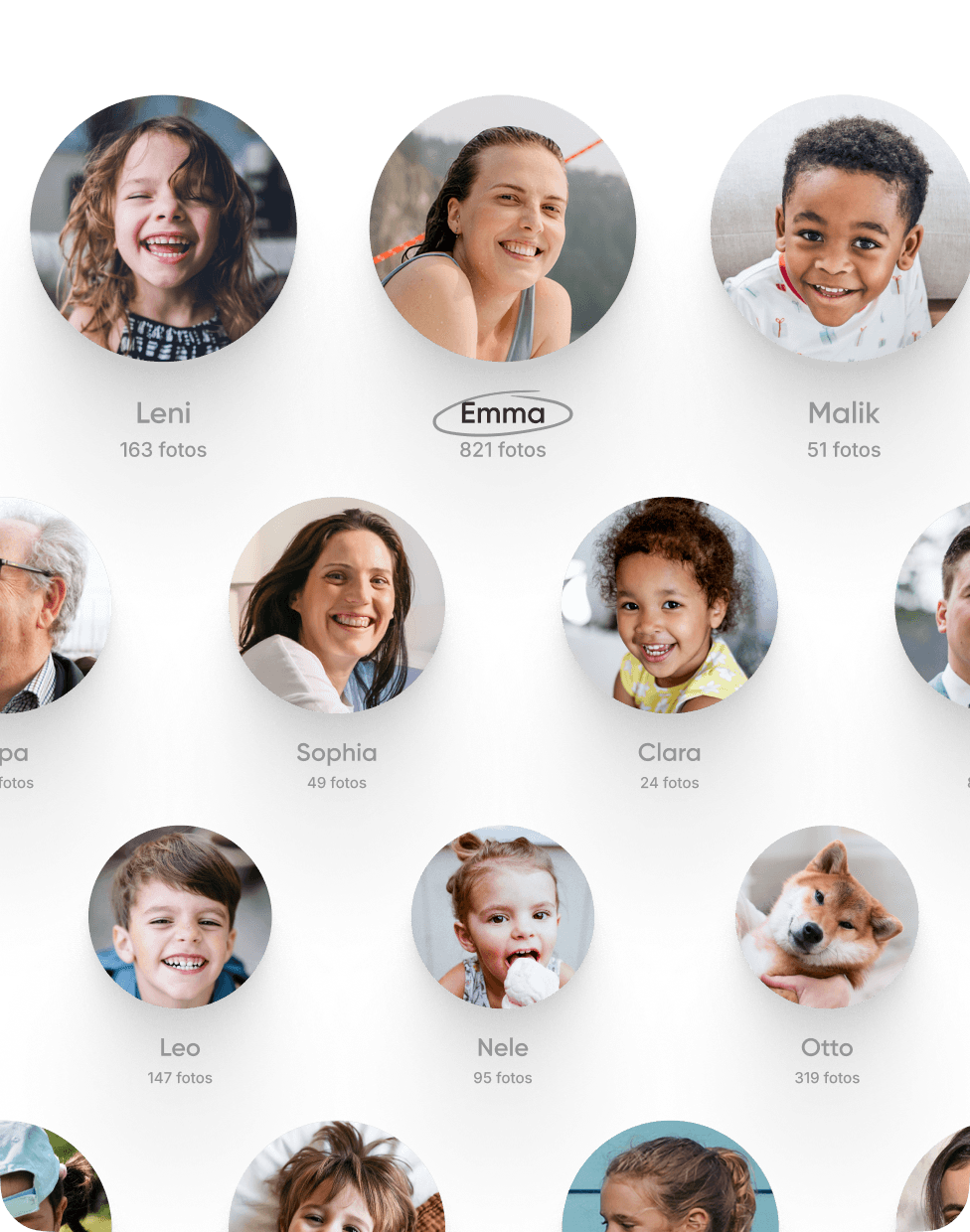 Finde die Fotos, die wichtig sind