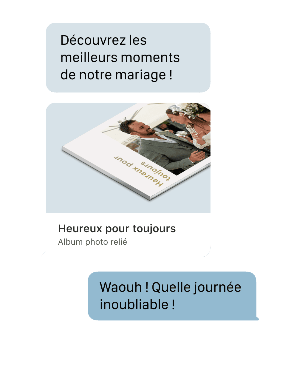 Votre mariage, partagé sans effort