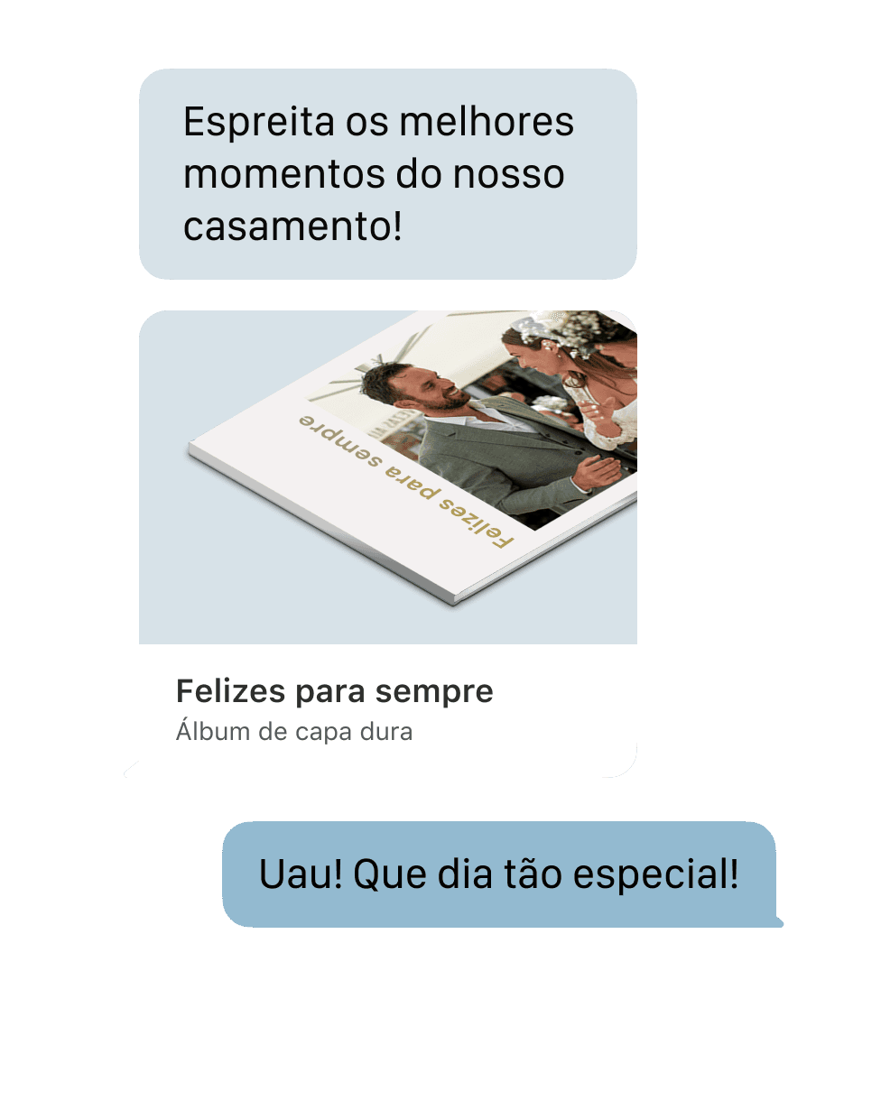 O vosso casamento, partilhado sem esforço