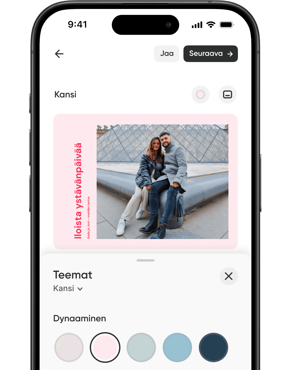 Luo oikea tunnelma jokaiselle sivulle