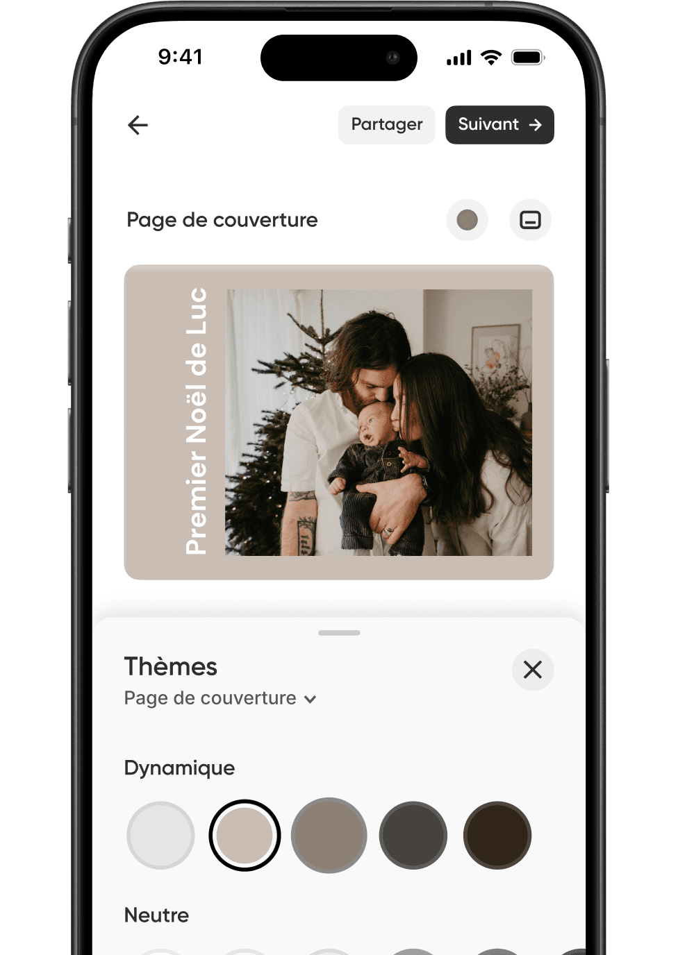 Des thèmes qui accompagnent vos photos
