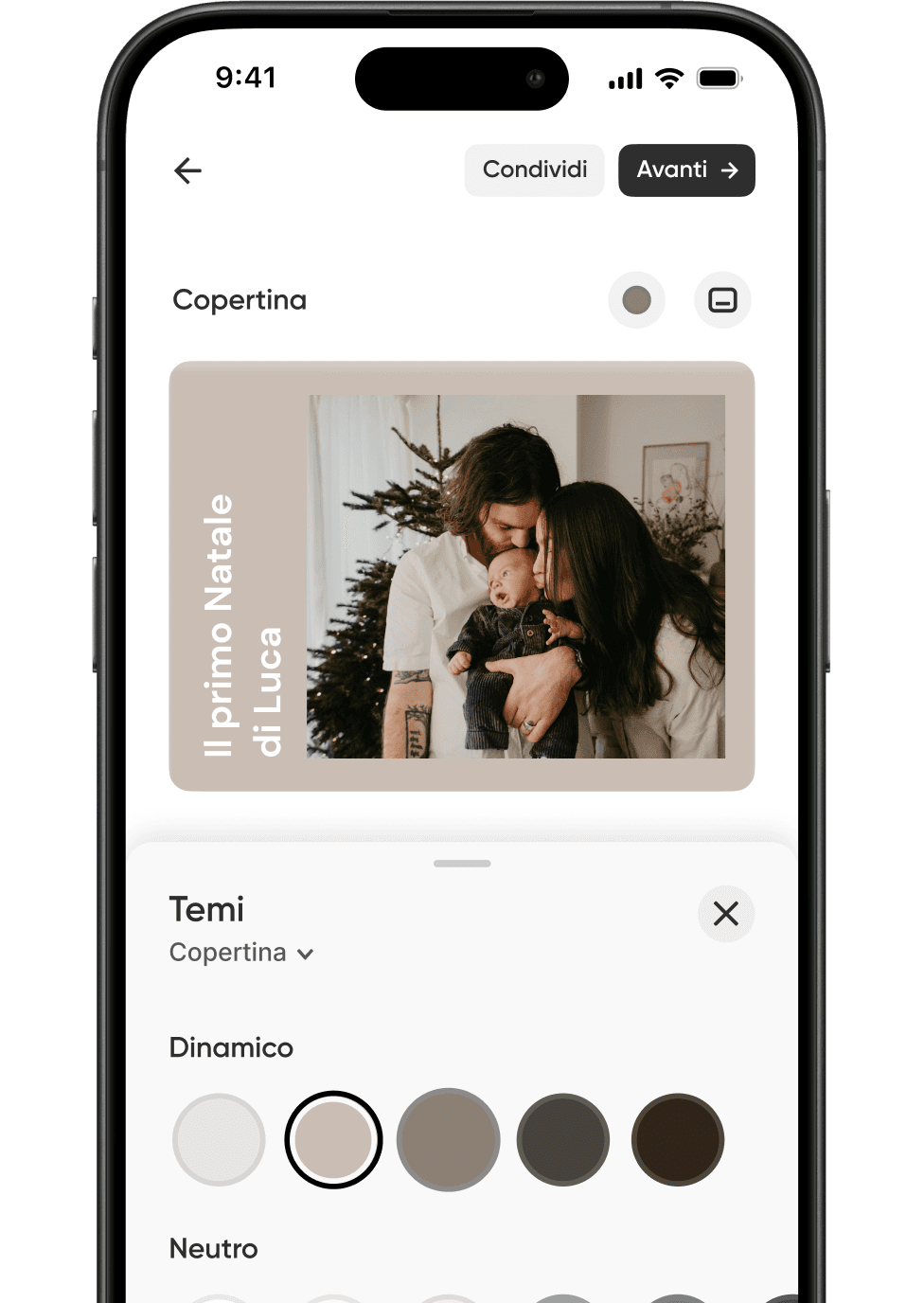 Temi che riflettono il contenuto delle tue foto