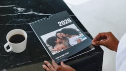 Calendario en vertical